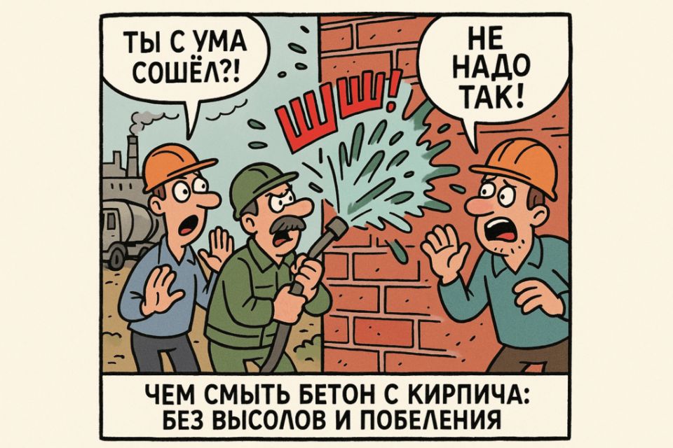 Как очистить кирпич от цемента без следов: советы по безопасной смывке