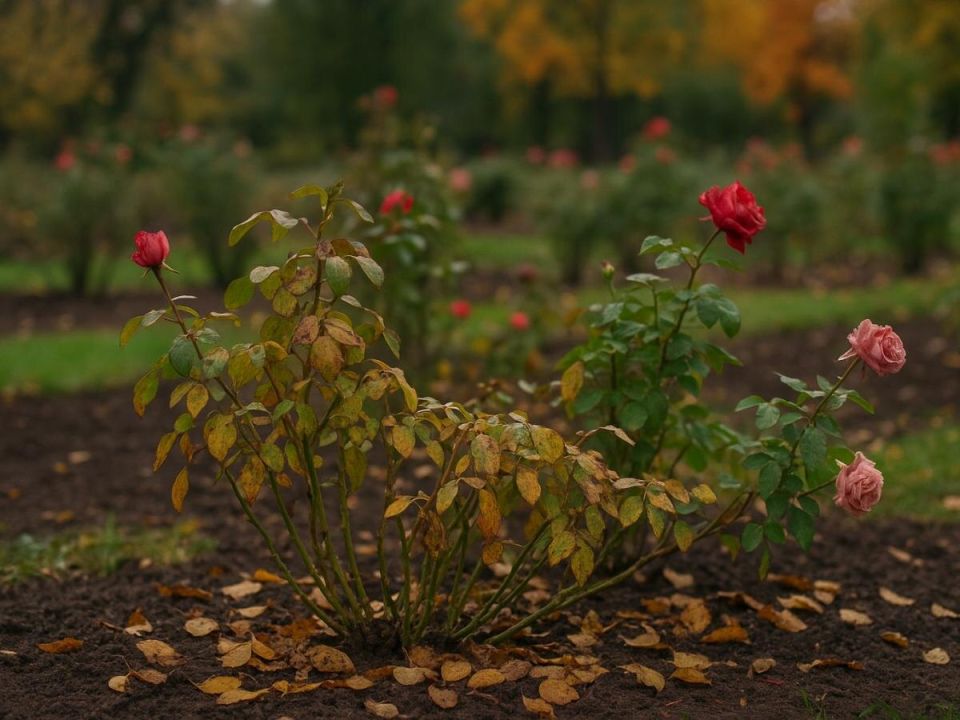Как правильно обрезать розы осенью, чтобы защитить их от зимних холодов