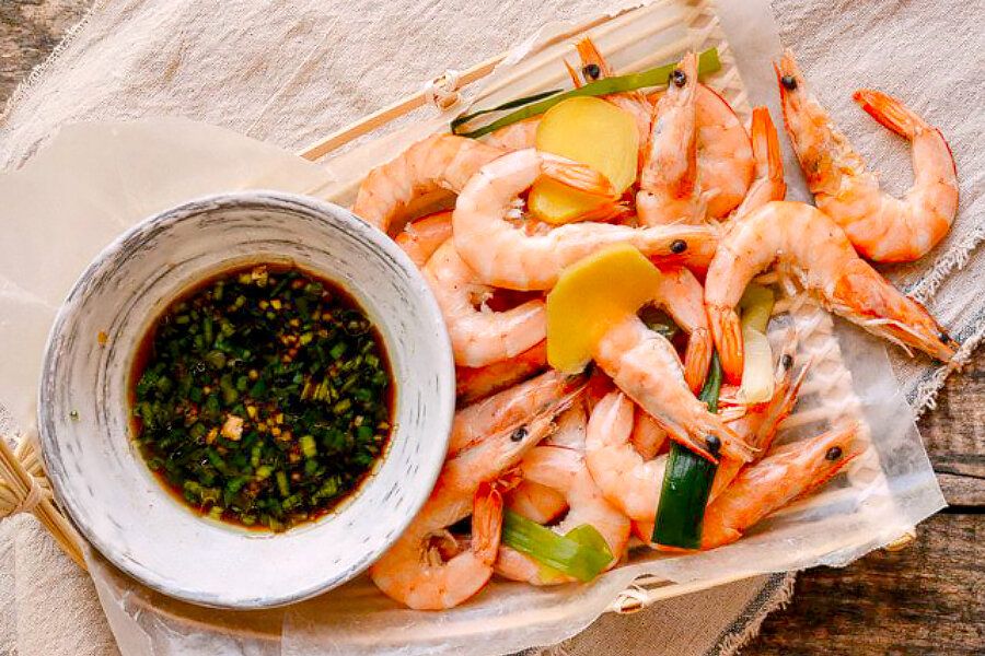Острые креветки в азиатском стиле: мастер-класс с имбирно-чесночным соусом