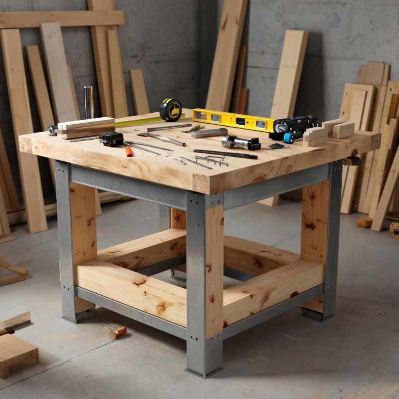 Складной верстак-трансформер: идеальное решение для ограниченного пространства мастерской