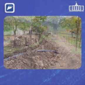 В Зольском районе продолжается строительство нового водопровода