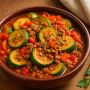 Новый взгляд на тушеные кабачки с мясом
