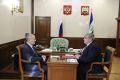 Казбек Коков провел двустороннюю встречу с полномочным представителем Президента России в СКФО Юрием Чайкой