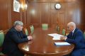 Казбек Коков провел рабочую встречу с министром труда и социальной защиты КБР Тахиром Тогузаевым