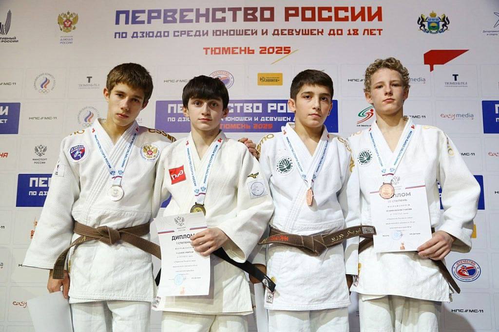 Дзюдоисты Кабардино-Балкарии завоевали пять медалей первенства России