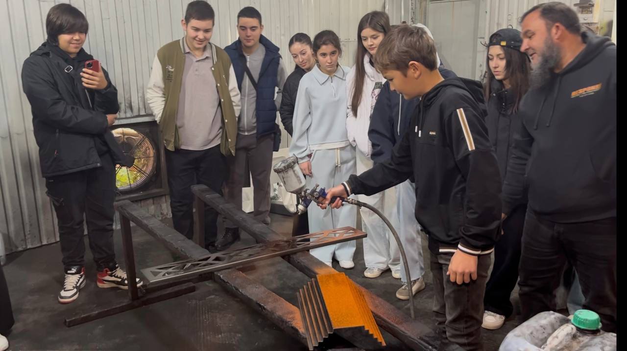 Чегемские школьники осваивают сварку