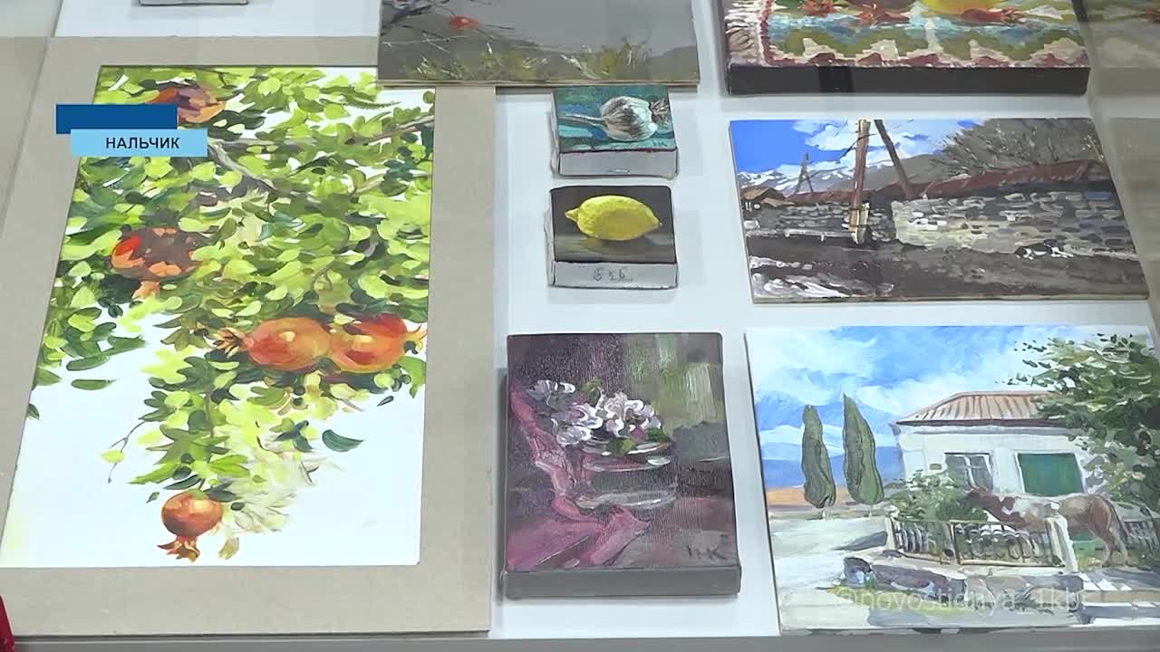 В Национальном музее КБР открылась персональная выставка Ирины Казарновской "Две истории любви"