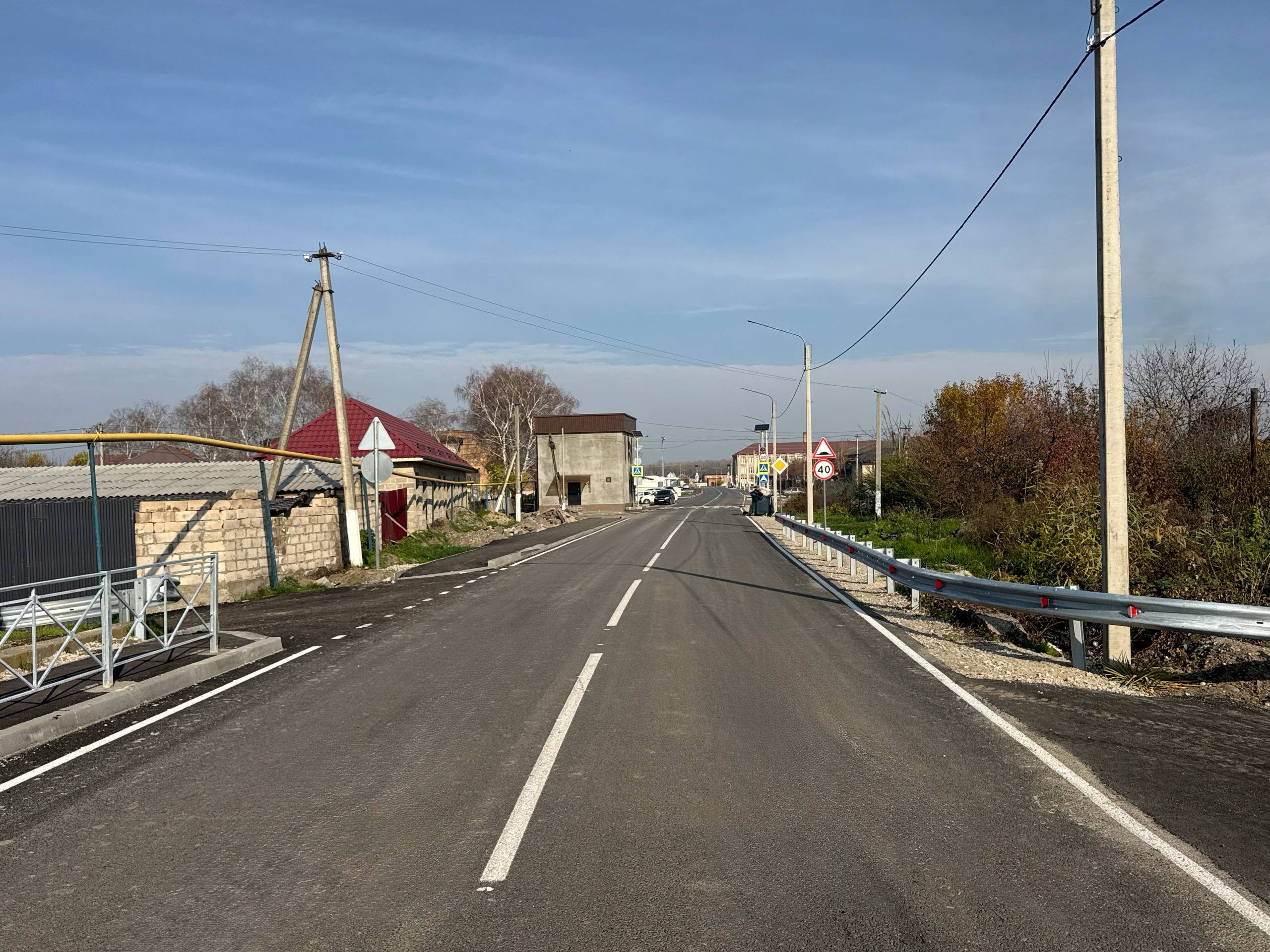 На автодороге Баксан — Карагач завершён капитальный ремонт На автодороге Баксан — Карагач завершён капитальный ремонт