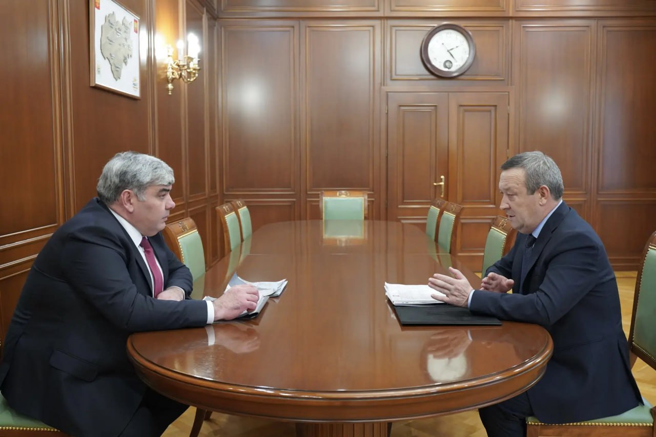 Казбек Коков провел рабочую встречу с главой администрации Урванского района