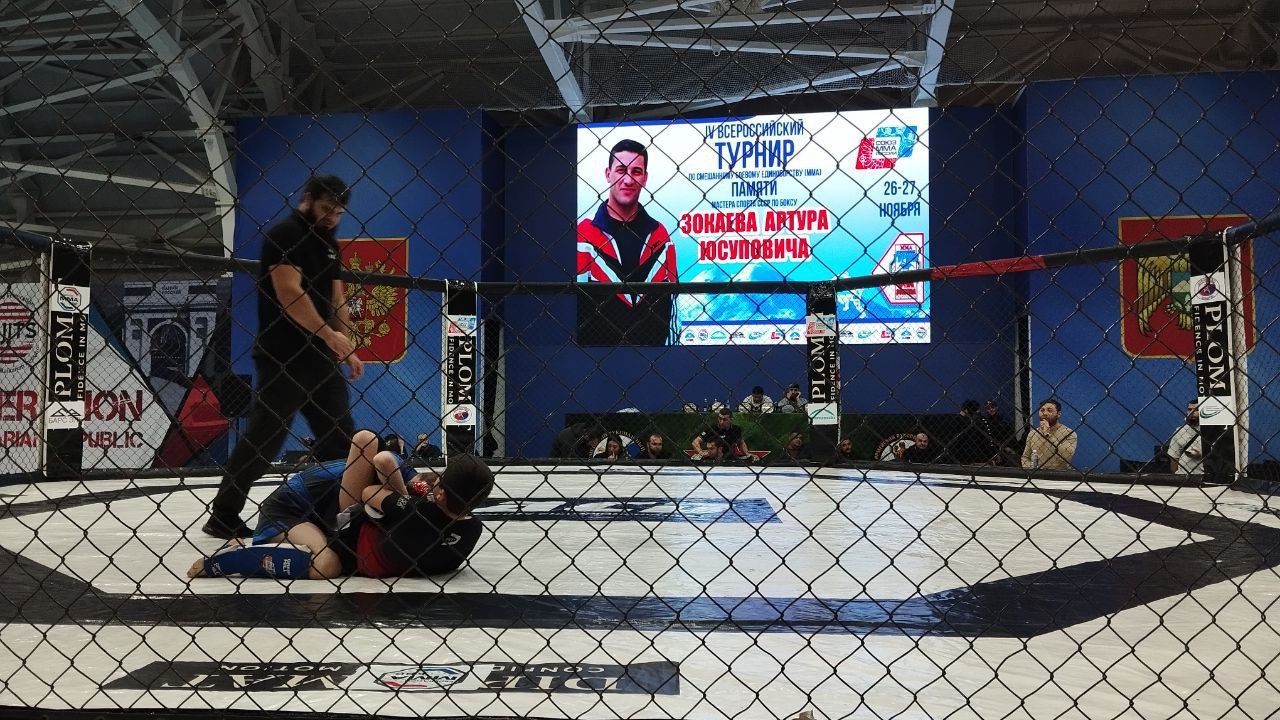 В Универсальном спорткомплексе проходит ежегодный турнир по ММА памяти мастера спорта СССР по боксу Артура Зокаева В Универсальном спорткомплексе проходит ежегодный турнир по ММА памяти мастера спорта СССР по боксу Артура Зокаева