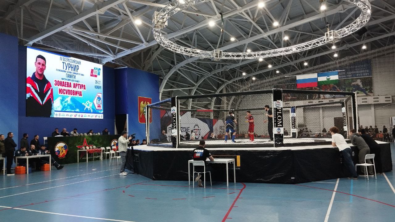 В Универсальном спорткомплексе проходит ежегодный турнир по ММА памяти мастера спорта СССР по боксу Артура Зокаева