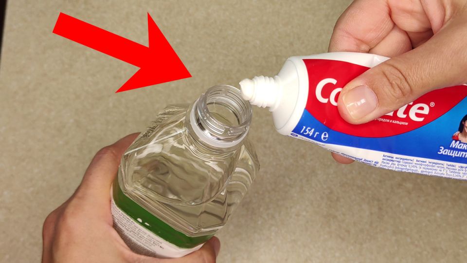 Эффективное чистящее средство на основе зубной пасты и уксуса