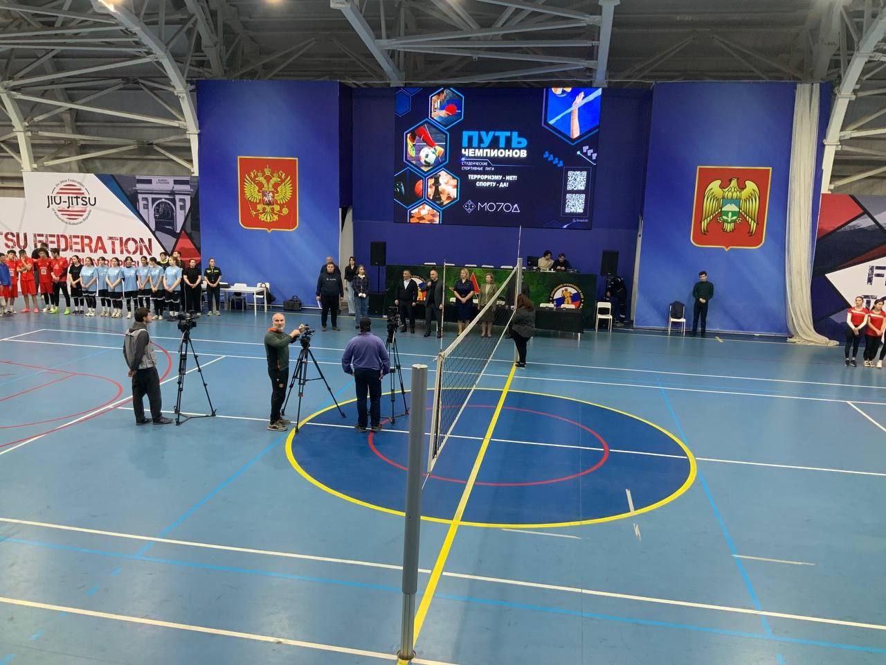 В СК «Универсальный» прошло торжественное открытие студенческих спортивных лиг «Путь чемпионов» В СК «Универсальный» прошло торжественное открытие студенческих спортивных лиг «Путь чемпионов»