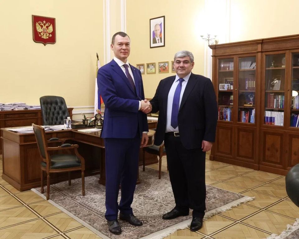 Михаил Дегтярёв: Провел рабочую встречу с главой Кабардино-Балкарии Казбеком Коковым