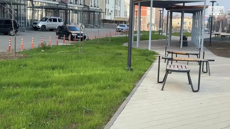 На улице Героя России Т.М. Тамазова завершилось благоустройство Каштановой аллеи