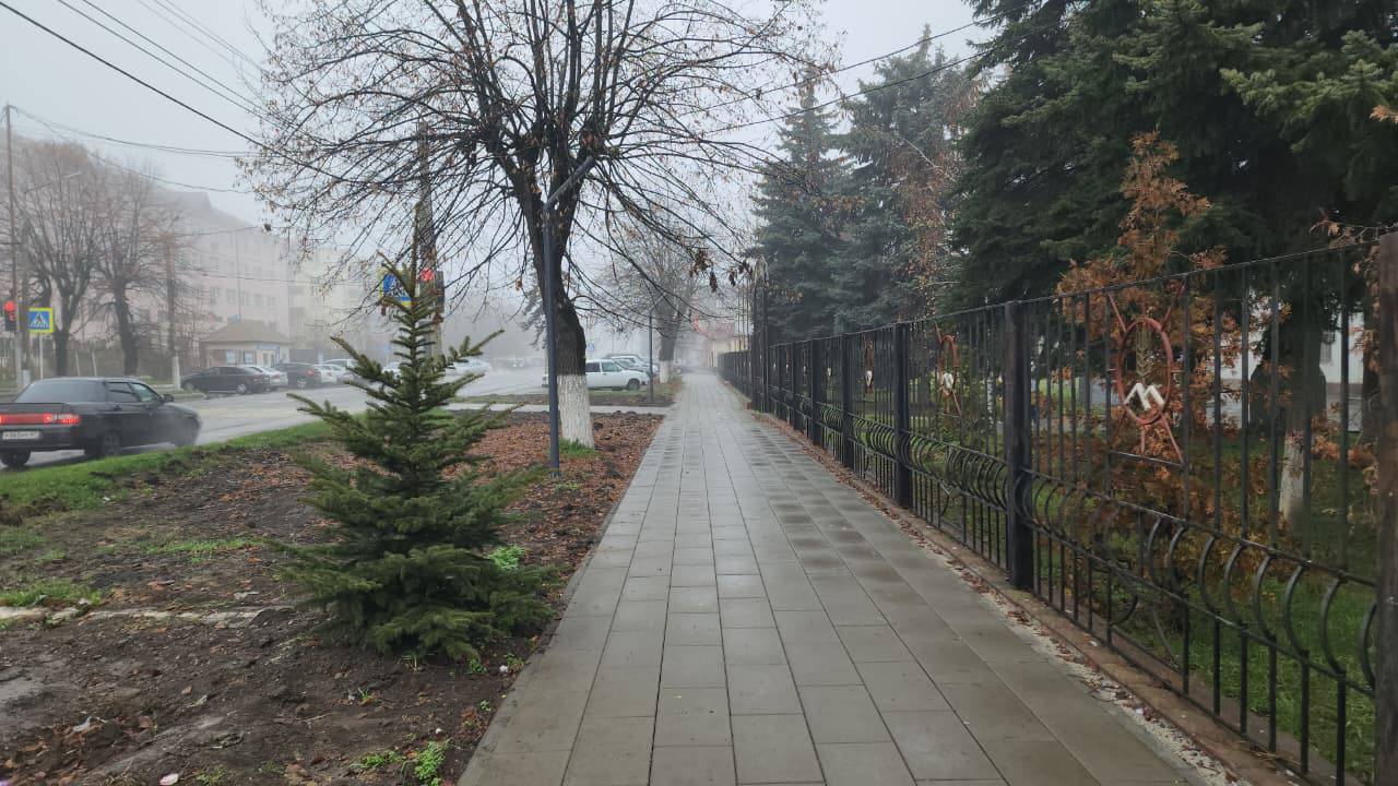 В Баксане благоустроили пешеходную зону на улице Ленина