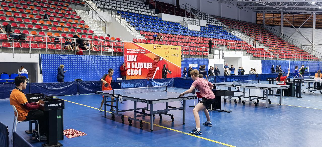 В Универсальном спорткомплексе стартовал 4-й тур ежегодных соревнований по настольному теннису "Шаг в будущее" В Универсальном спорткомплексе стартовал 4-й тур ежегодных соревнований по настольному теннису "Шаг в будущее"