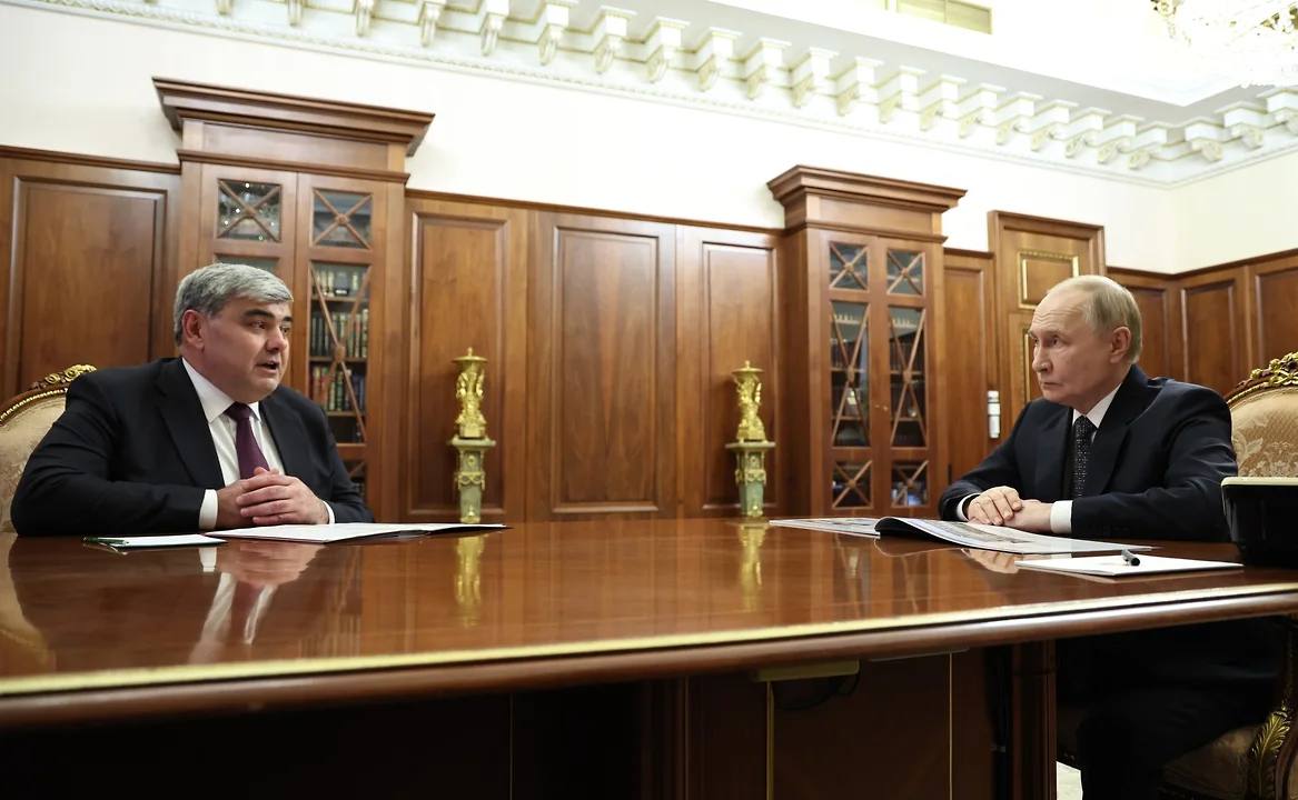 Глава Кабардино-Балкарии Казбек Коков в Кремле встретился с президентом Владимиром Путиным и представил доклад о социально-экономическом развитии региона