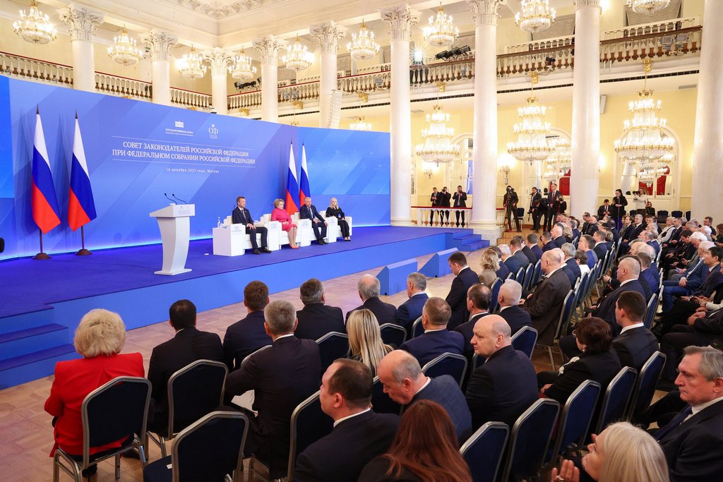 Сегодня состоялось заседание Совета законодателей при Федеральном Собрании Российской Федерации