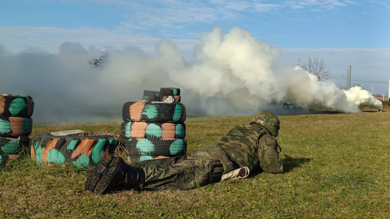 Пограничники провели практические занятия для новобранцев осеннего призыва Пограничники провели практические занятия для новобранцев осеннего призыва
