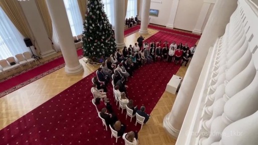 В преддверии Нового года Казбек Коков встретился с педагогами республики - победителями и призерами различных профессиональных конкурсов федерального и регионального уровней