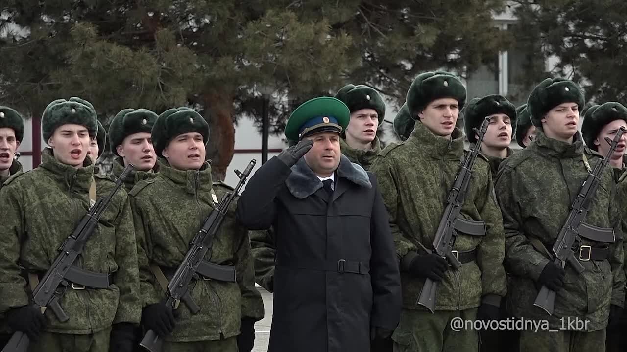 Сегодня в Нальчике пограничники приняли Военную присягу