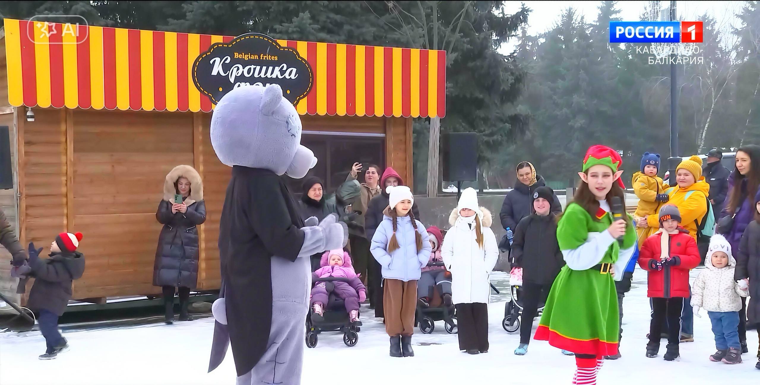 Новогодние каникулы в Нальчике проходят по-настоящему празднично и шумно