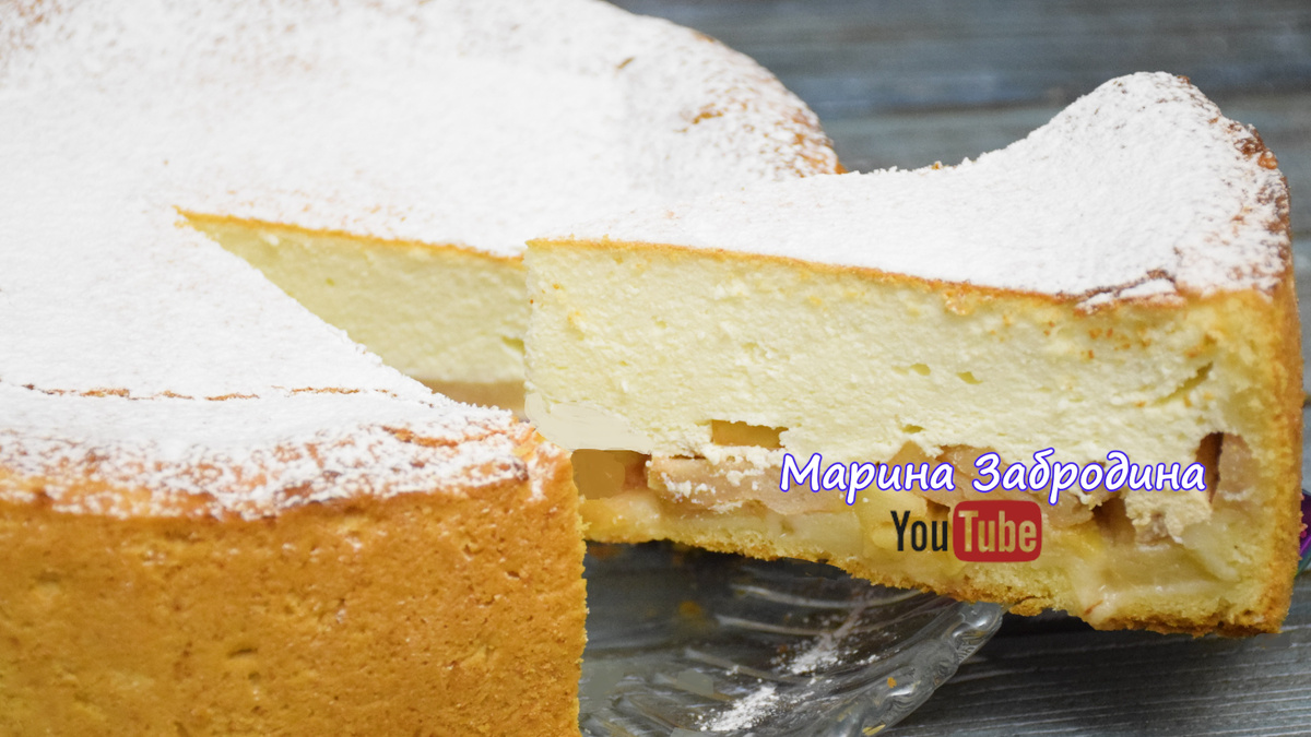 Идеальный творожный пирог с яблоками: легкость облаков на вашем столе