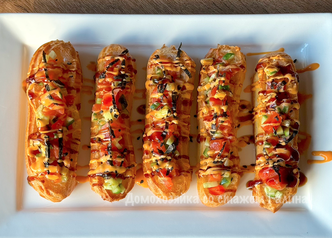 Вкусный эксперимент: роллы в эклерах для гурманов