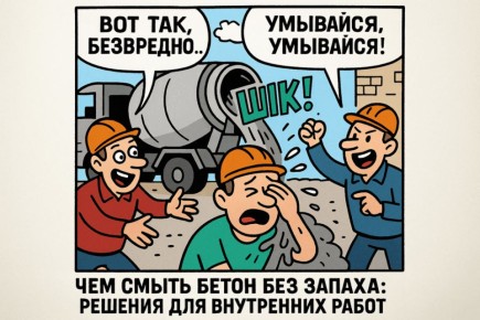 Как очистить бетон без запаха: лучшие решения для рисков внутри помещений