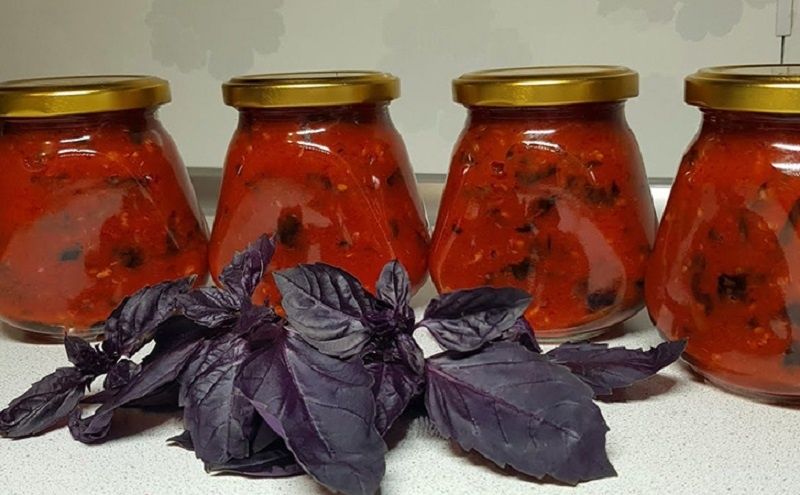 Как приготовить соус с базиликом без уксуса на зиму