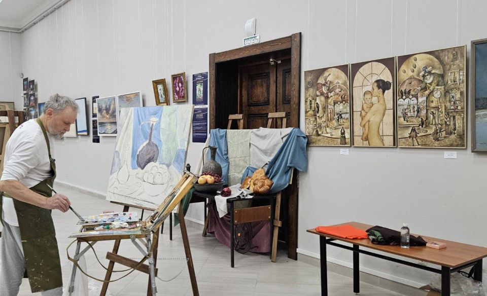 Мастер-класс по живописи на фестивале «Гардарика Кавказ»