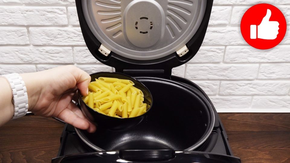 Макароны с овощами в пост в мультиварке