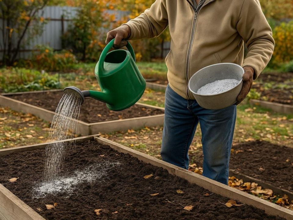Полведра порошка и осенняя магия: простой трюк, который оживит землю и спасёт томаты