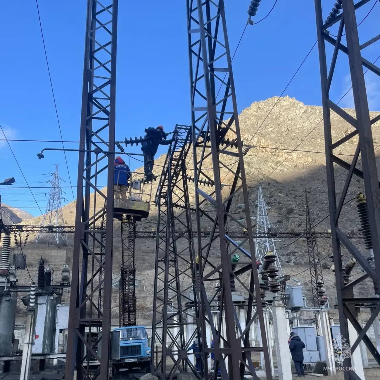 Электроснабжение в Эльбрусском районе восстановлено