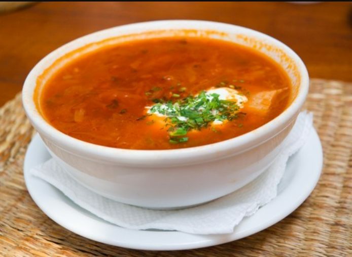 Рыбный суп с соленой треской