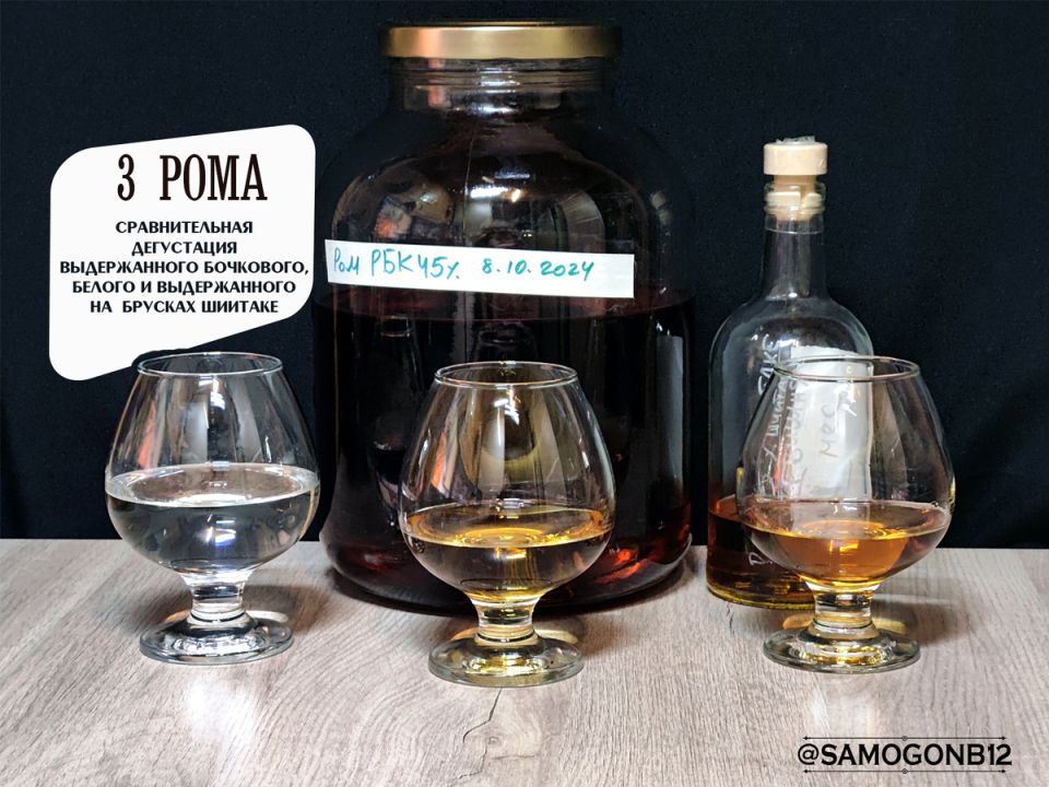 Три рома: что выбрать — белый, бочковой или с шиитаке?