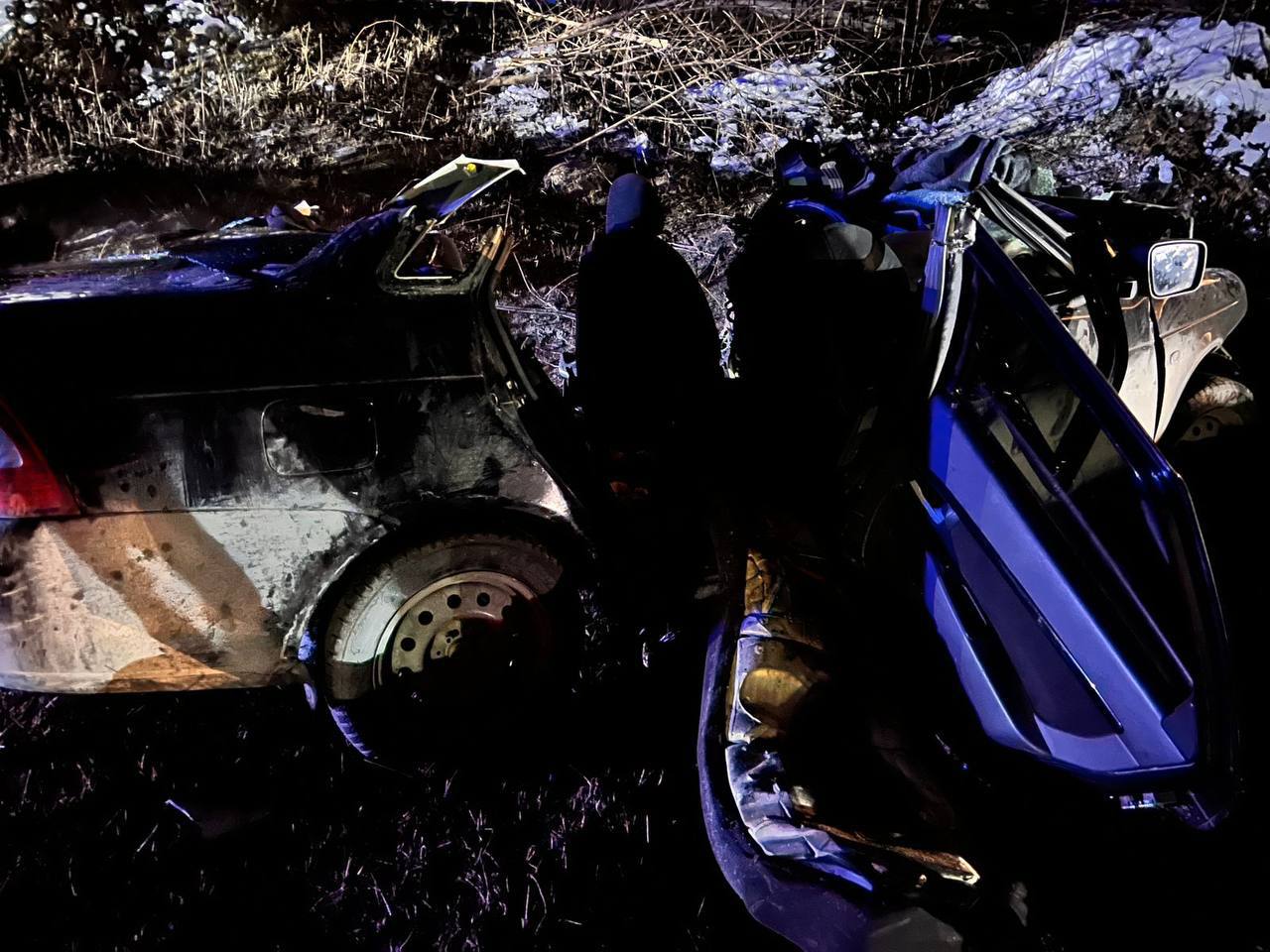 Кадры аварии, которая произошла