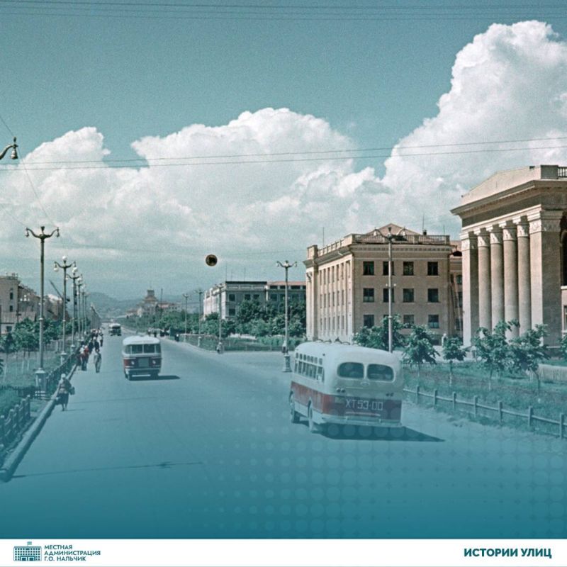 Одна из главных улиц Нальчика - проспект Ленина - ранее называлась улицей Степной