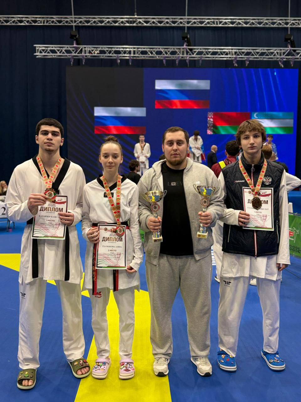 Юные спортсмены КБР завоевали три медали на международном турнире по тхэквондо