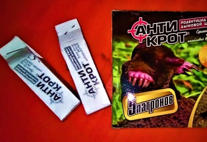 Необычные методы борьбы с кротами на даче