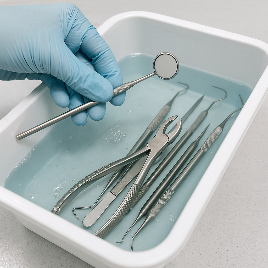 Дезинфекция стоматологического инструмента