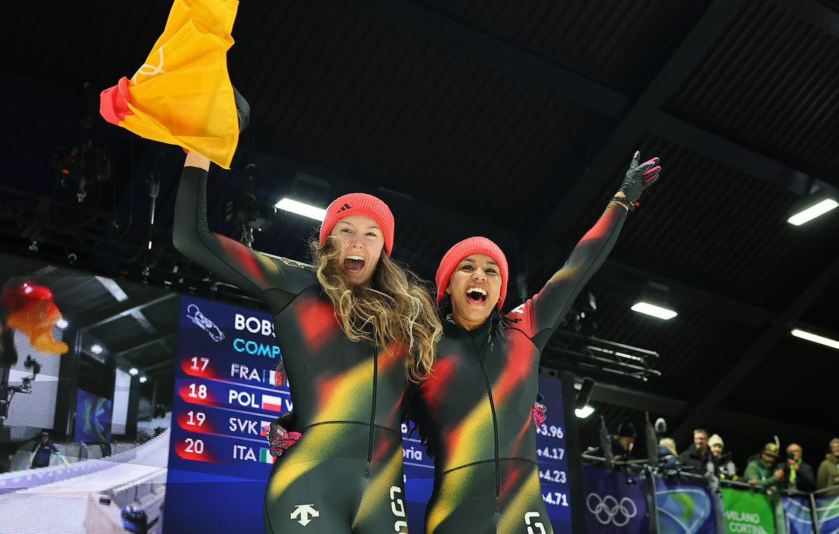 Германские бобслеистки Нольте и Леви завоевали золото Олимпиады