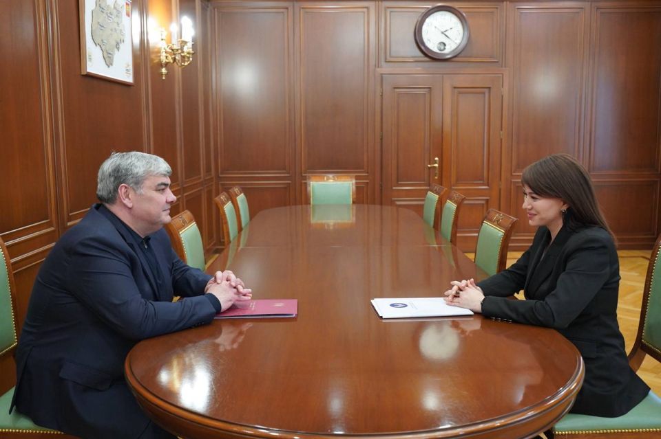 Казбек Коков: Сегодня встретился с ректором Северо-Кавказского федерального университета профессором Татьяной Шебзуховой