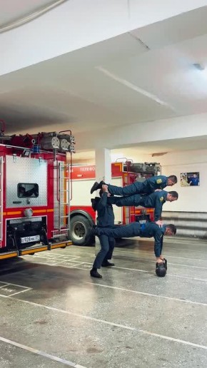 #МЧСвТренде. сотрудники пожарно-спасательной части №2: