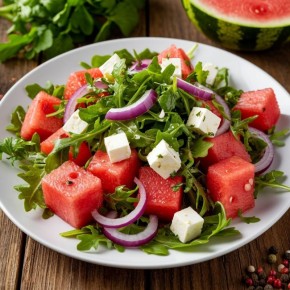 Летний салат: идеальное сочетание арбуза и сыра для пикника