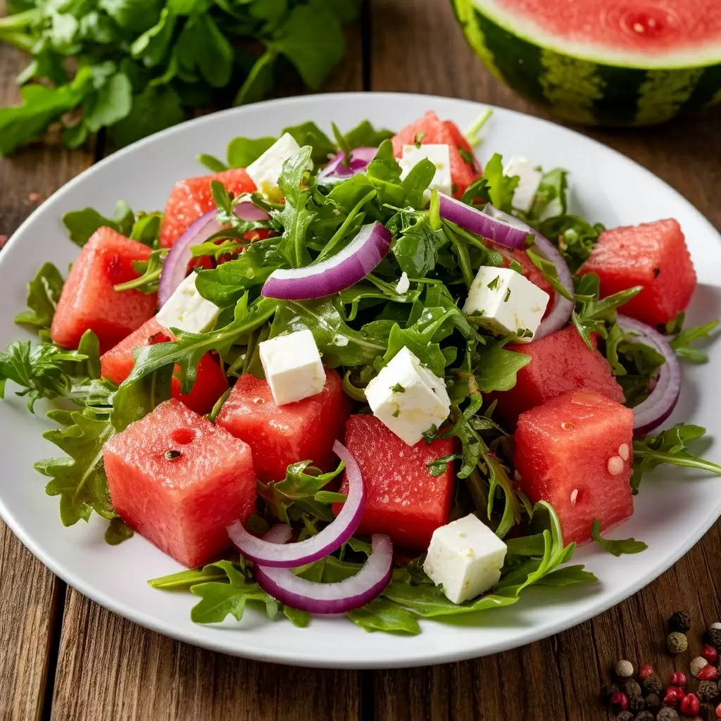 Летний салат: идеальное сочетание арбуза и сыра для пикника