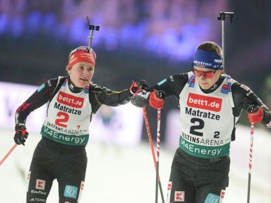 Немецкие биатлонисты блеснули на рождественской гонке в Гельзенкирхене