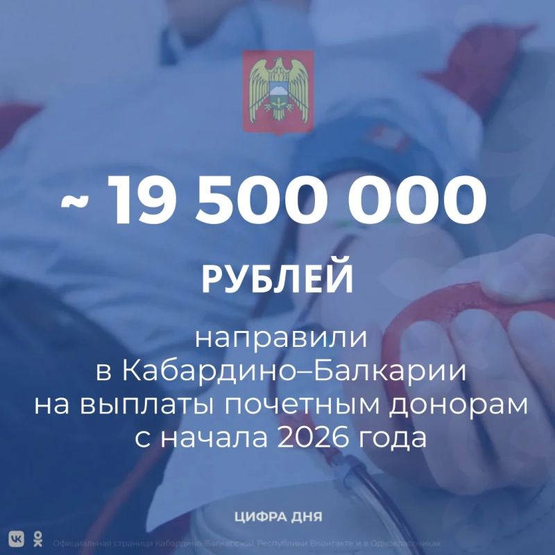 Ежегодная денежная выплата предоставляется жителям республики, награжденным нагрудным знаком «Почетный донор России» и «Почетный донор СССР»