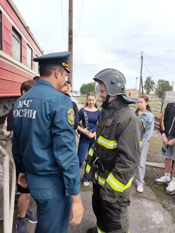 О пожарном поезде для Первомайских школьников О пожарном поезде для Первомайских школьников